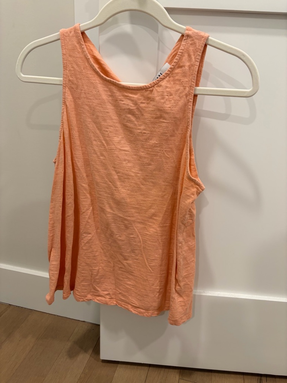 Anthropologie Peach Scoop Neck Tank